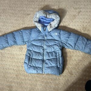 Toddler blue North Face winter jacket